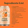imageOLIPOP  Orange Squeeze Sparkling Tonic Healthy Soda Prebiotic Soft Drink Aids Digestive Health ampamp Immune Health With Vitamin C ampamp Plant Fiber Caffeine Free Low Calorie Low Sugar 12 oz
