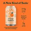 imageOLIPOP  Orange Squeeze Sparkling Tonic Healthy Soda Prebiotic Soft Drink Aids Digestive Health ampamp Immune Health With Vitamin C ampamp Plant Fiber Caffeine Free Low Calorie Low Sugar 12 oz
