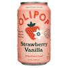 imageOLIPOP  Strawberry Vanilla Sparkling Tonic Healthy Soda Prebiotic Soft Drink Aids Digestive Health Contains Prebiotics ampamp 9g of Plant Fiber Caffeine Free Low Calorie Low Sugar 12 oz 4PackStrawberry Vanilla