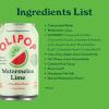 imageOLIPOP  Strawberry Vanilla Sparkling Tonic Healthy Soda Prebiotic Soft Drink Aids Digestive Health Contains Prebiotics ampamp 9g of Plant Fiber Caffeine Free Low Calorie Low Sugar 12 oz 4PackWatermelon Lime