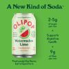 imageOLIPOP  Strawberry Vanilla Sparkling Tonic Healthy Soda Prebiotic Soft Drink Aids Digestive Health Contains Prebiotics ampamp 9g of Plant Fiber Caffeine Free Low Calorie Low Sugar 12 oz 4PackWatermelon Lime