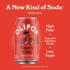 imageOLIPOP Prebiotic Soda Pop Cherry Cola Prebiotics Botanicals Plant Fiber 12 fl oz 4 Cans