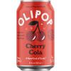 imageOLIPOP Prebiotic Soda Pop Cherry Cola Prebiotics Botanicals Plant Fiber 12 fl oz 4 Cans
