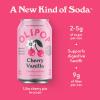 imageOLIPOP Prebiotic Soda Pop Cherry Vanilla A New Kind of Soda Packed with Prebiotics Fiber and Botanicals Gluten Free Vegan GMO Free 12oz 12CansCherry Vanilla
