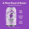 imageOLIPOP Prebiotic Soda Pop Cherry Vanilla A New Kind of Soda Packed with Prebiotics Fiber and Botanicals Gluten Free Vegan GMO Free 12oz 12CansClassic Grape