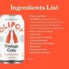 imageOLIPOP Prebiotic Soda Pop Cherry Vanilla A New Kind of Soda Packed with Prebiotics Fiber and Botanicals Gluten Free Vegan GMO Free 12oz 12CansVintage Cola