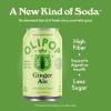 imageOLIPOP Prebiotic Soda Pop Vintage ColaPantry Pack Packed with Prebiotics Fiber and Botanicals Gluten Free Vegan GMO Free 12oz 12CansGinger Ale