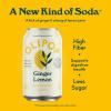 imageOLIPOP Prebiotic Soda Pop Vintage ColaPantry Pack Packed with Prebiotics Fiber and Botanicals Gluten Free Vegan GMO Free 12oz 12CansGinger Lemon