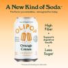 imageOLIPOP Prebiotic Soda Pop Vintage ColaPantry Pack Packed with Prebiotics Fiber and Botanicals Gluten Free Vegan GMO Free 12oz 12CansOrange Cream