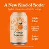 imageOLIPOP Prebiotic Soda Pop Vintage ColaPantry Pack Packed with Prebiotics Fiber and Botanicals Gluten Free Vegan GMO Free 12oz 12CansOrange Squeeze