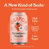 imageOLIPOP Prebiotic Soda Pop Vintage ColaPantry Pack Packed with Prebiotics Fiber and Botanicals Gluten Free Vegan GMO Free 12oz 12CansStrawberry Vanilla