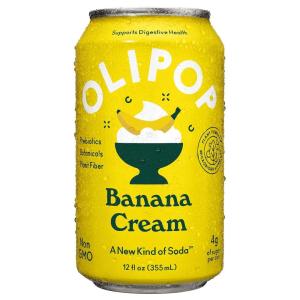 imageOLIPOP Prebiotic Soda Peaches and Cream  12 fl ozBanana Cream