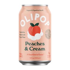 imageOLIPOP Prebiotic Soda Peaches and Cream  12 fl ozBarbie Peaches and Cream