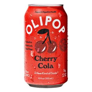 imageOlipop Vintage Cola Soda 12 Fl Oz CanCherry Cola