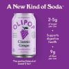 imageOLIPOP  Classic Grape Sparkling Tonic Healthy Soda Prebiotic Soft Drink Aids Digestive Health ampamp Immune Health High in Plant Fiber Caffeine Free Low Calorie Low Sugar 12 oz