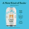 imageOLIPOP Prebiotic Soda Pop Cream Soda Prebiotics Botanicals Plant Fiber 12 fl oz 4 Cans