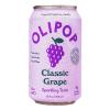 imageOLIPOP  Classic Grape Sparkling Tonic Healthy Soda Prebiotic Soft Drink Aids Digestive Health ampamp Immune Health High in Plant Fiber Caffeine Free Low Calorie Low Sugar 12 oz