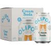 imageOLIPOP Prebiotic Soda Pop Cream Soda Prebiotics Botanicals Plant Fiber 12 fl oz 4 Cans
