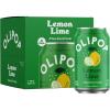 imageOLIPOP Prebiotic Soda Pop Lemon Lime Prebiotics Botanicals Plant Fiber 12 fl oz 4 Cans