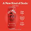 imageOLIPOP Prebiotic Soda Pop Classic Root Beer Pantry Pack Packed with Prebiotics Fiber and Botanicals Gluten Free Vegan GMO Free 12oz Skinny 12CansCherry Cola