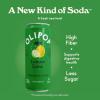 imageOLIPOP Prebiotic Soda Pop Classic Root Beer Pantry Pack Packed with Prebiotics Fiber and Botanicals Gluten Free Vegan GMO Free 12oz Skinny 12CansLemon Lime